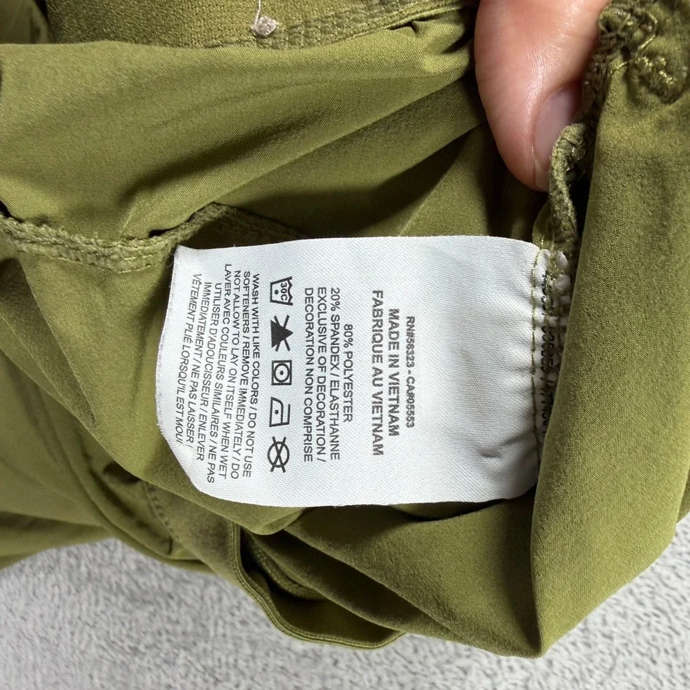 Nike Dynamic Fit Flex Vent MX Pant Mens Large Olive Green Dri-FIT Running DM5948